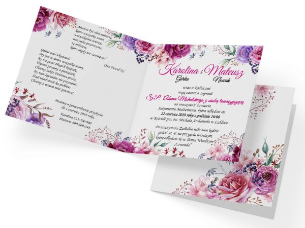 zaproszenia-ślubne-boho-rustykalne-kwiatowe-Nikola-ze-wstążką-wnętrze