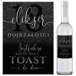 naklejki na butelki 18 osiemnastka