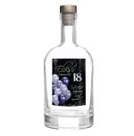 naklejki na butelki 18 osiemnastka