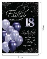 naklejki na butelki 18 osiemnastka