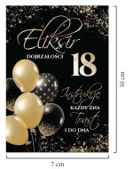 naklejki na butelki 18 osiemnastka
