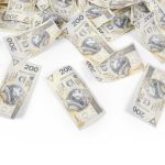 tuba z konfetti banknoty urodziny 18 30 40