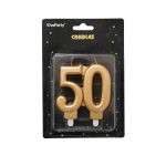 świeczka na 50 urodziny